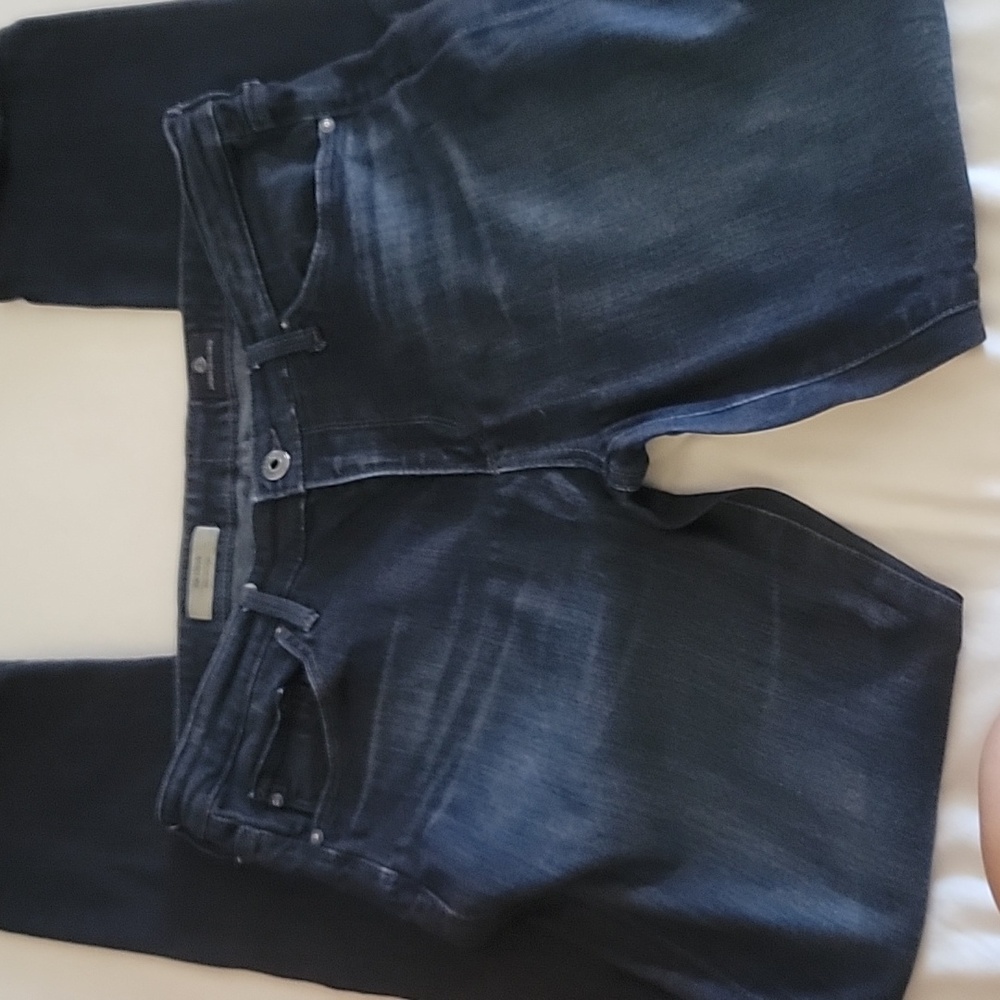 Womens AG Jeans, Adriano Goldschmied, 31 R, The Stevie,Slim Straight,Dark Wash